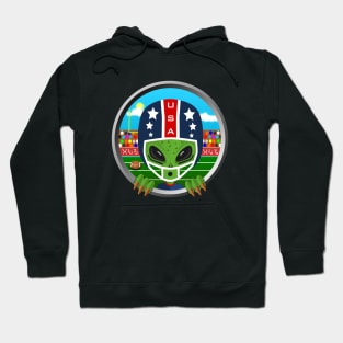 Alien football player Hoodie